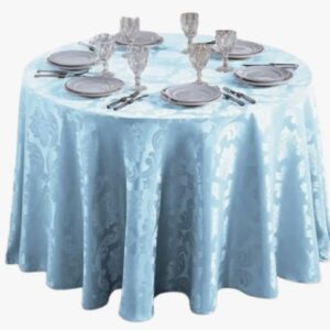 Azul bebê Jacquard