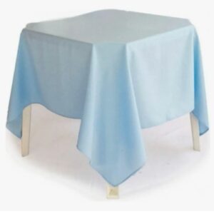 Azul bebê Quadrada